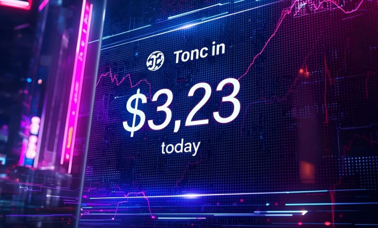 Toncoin Price is $3.23 today