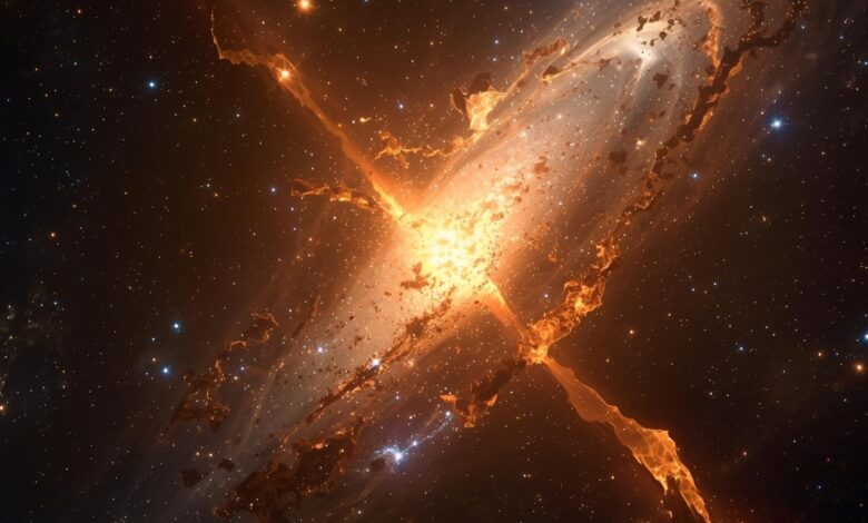 Stellar Collision Revealed