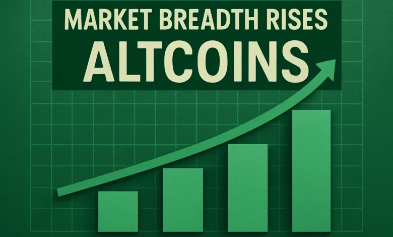 Market Breadth Rises Altcoins