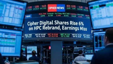 Cipher Digital Shares Rise 6% on HPC Rebrand, Earnings Miss