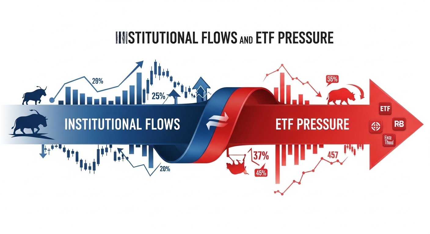 Institutional Flows and ETF Pressure