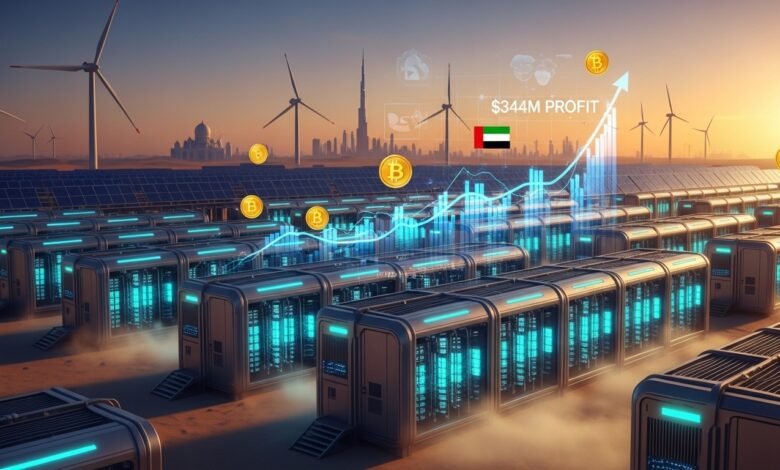 UAE Bitcoin Mining Operations Generate $344M Profit