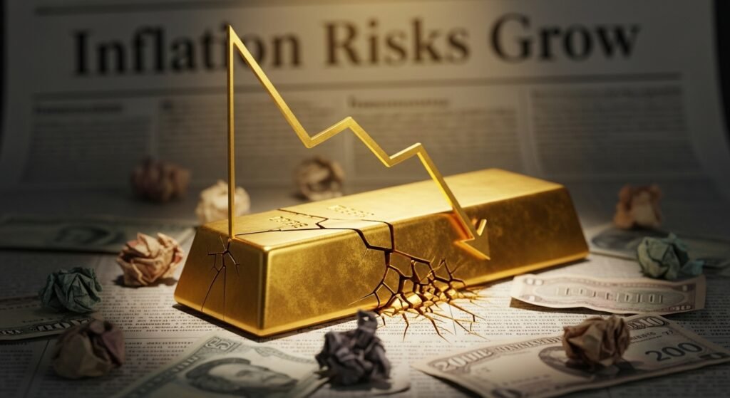 Gold Prices Fall Amid Inflation Risks: Market Outlook Gold Prices Fall Amid Inflation Risks Market Outlook
