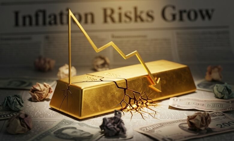 Gold Prices Fall Amid Inflation Risks Market Outlook