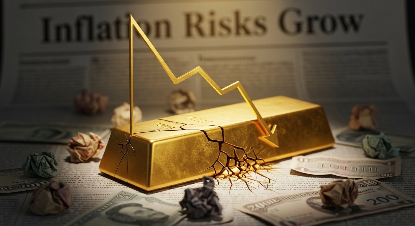 Gold Prices Fall Amid Inflation Risks Market Outlook