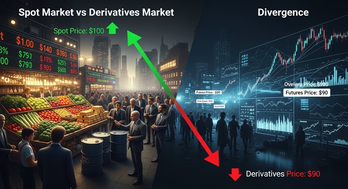 Spot Market vs Derivatives Market Divergence
